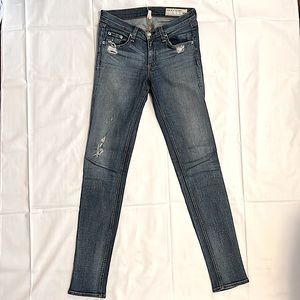 RAG & BONE Destroyed Skinny Jean // Size 25